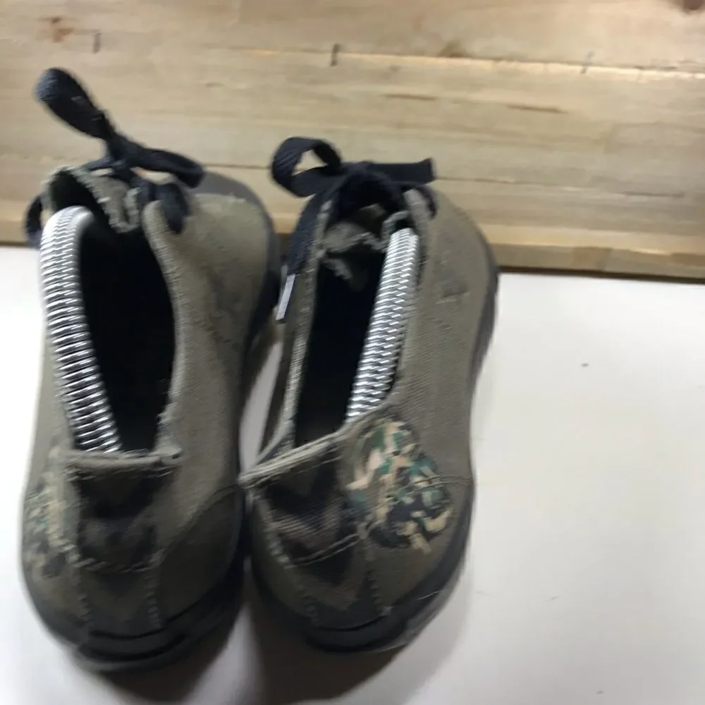 ✅Converse One-Star Camo Skull Arm Green Sneakers